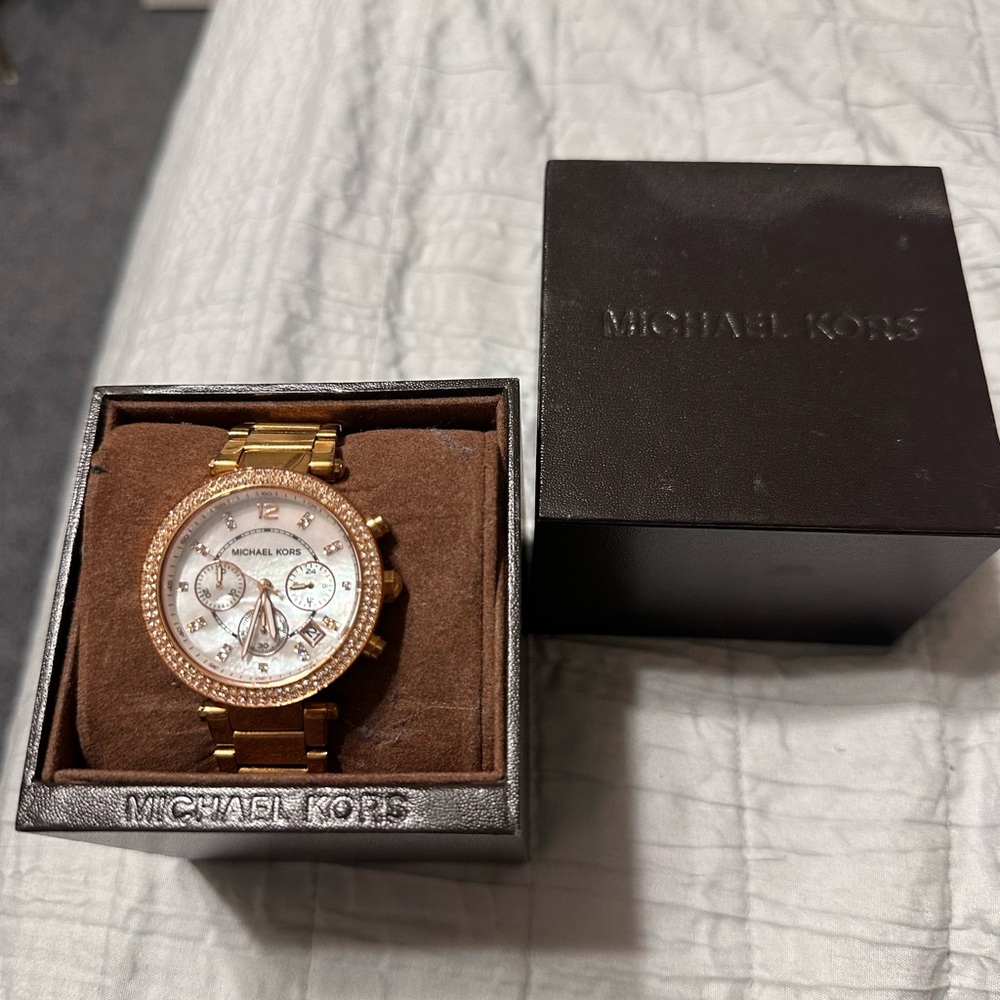 Gold Michael Kors Watch